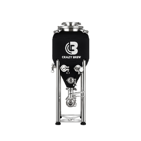 CrazyBrew 封头式半夹层锥形发酵罐 - K3系列